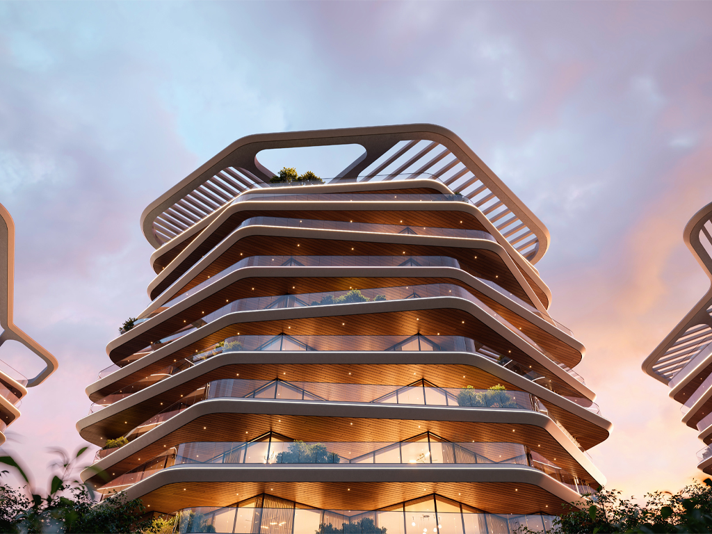JPG_Looking Up at the Tower_Dusk_Bab Al Qasr Waterfront_3D_render_by_VV